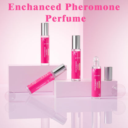 Long lasting women's pheromone fragrance oil travel size bottle