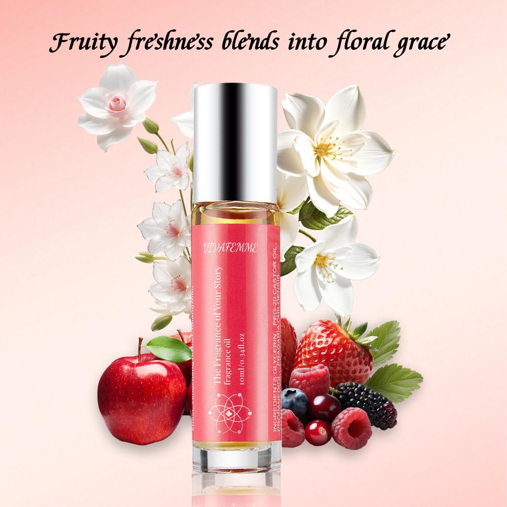 Premium pheromone cologne perfume oil travel size packaging highlighting the rollerball applicator