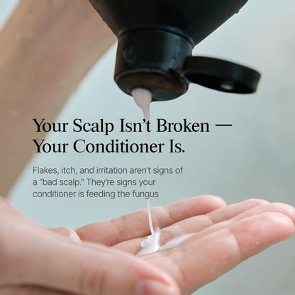 Steroid free scalp conditioner by Dermazen for dry flaky skin relief