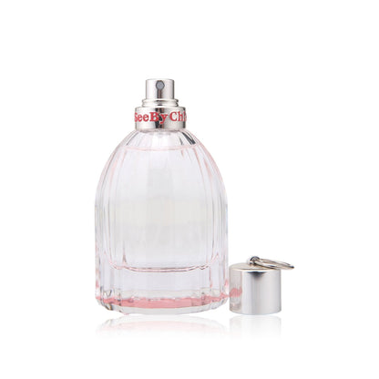 Authentic Chloe See By Chloe Eau Fraiche EDT Spray packaging box alongside the glass perfume flakon