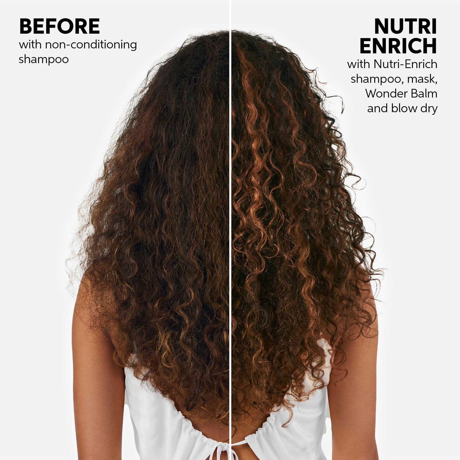 Wella Nutri Enrich salon grade smoothing treatment for dry stressed hair types