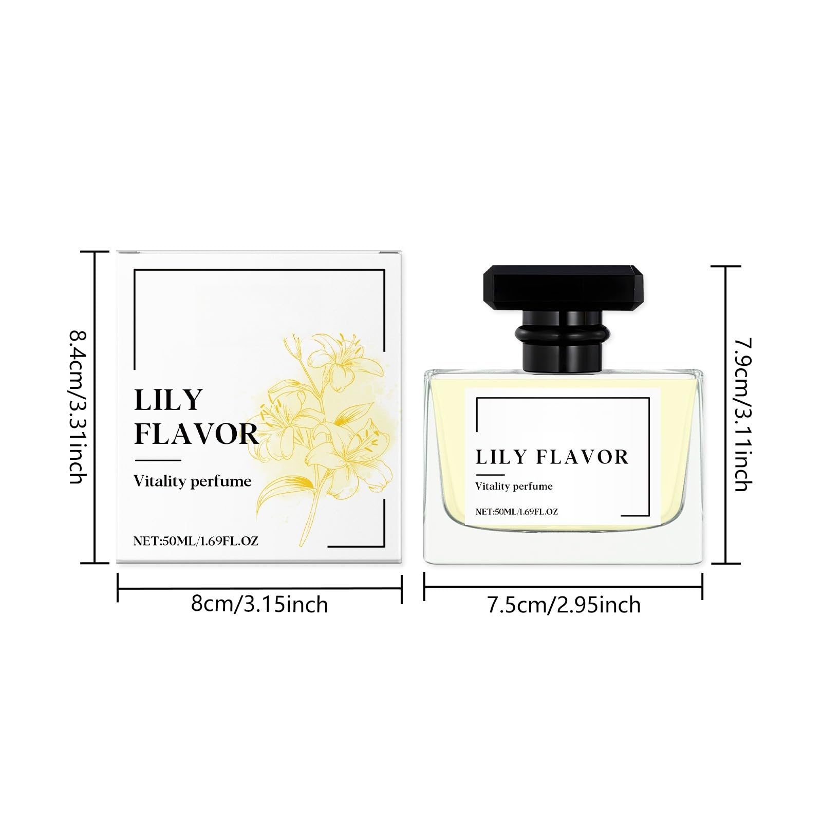 Lily Charm long lasting alcohol free perfume spray close up shot
