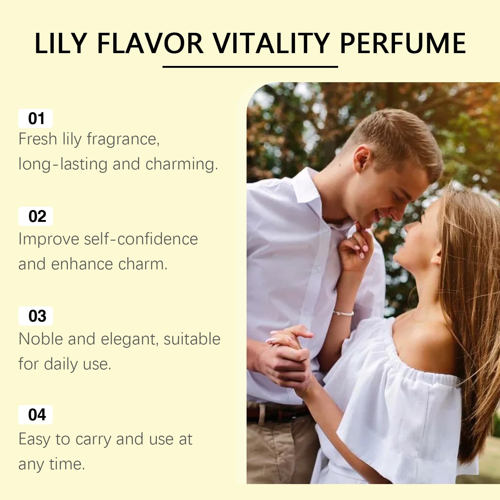 Authentic USA imported rose and lily floral perfume for men and women