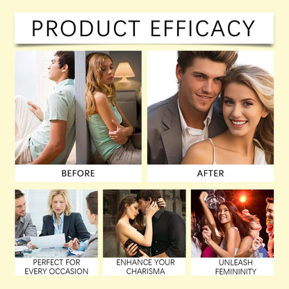 Elegant floral aroma perfume bottle highlighting its alcohol free formula