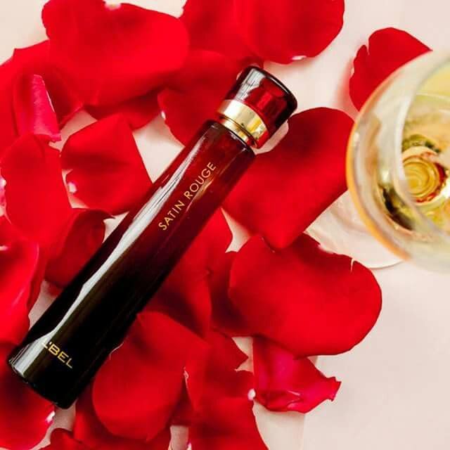 L'Bel Mithyka and Satin Rouge perfume twin set imported luxury fragrances for women