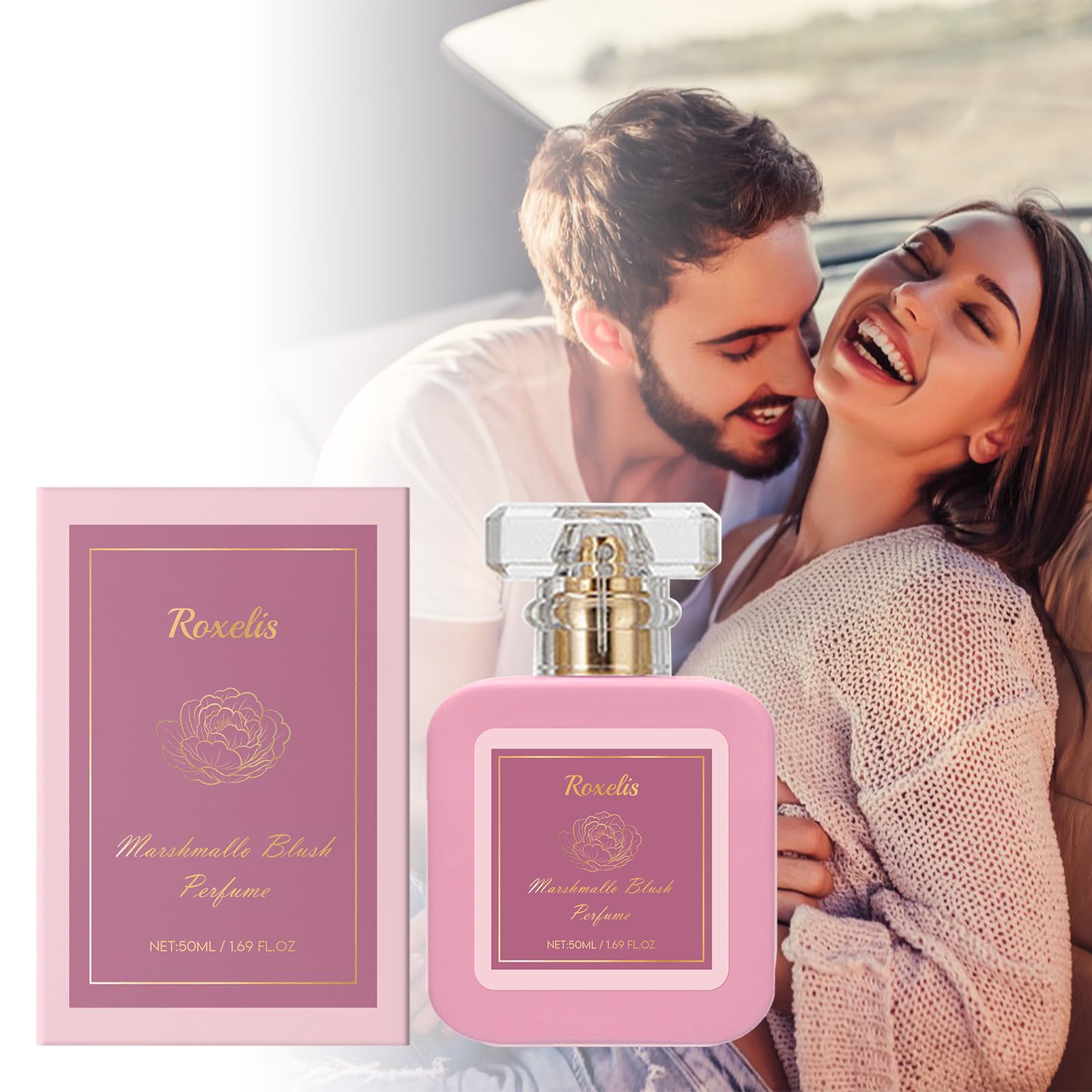 Aeviani Strawberry Vanilla fragrance bottle showing natural ingredients packaging labels