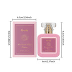 Side view of Aeviani 50ml strawberry vanilla mist showing the clear spray mechanism