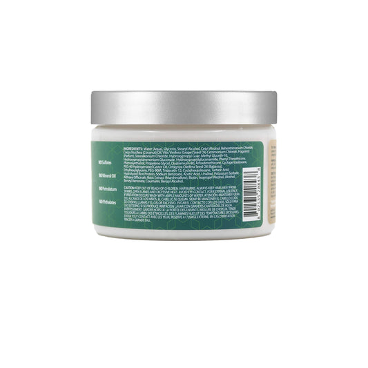 Dr Miracle's deep conditioning hair masque showing the product texture and brand labeling.