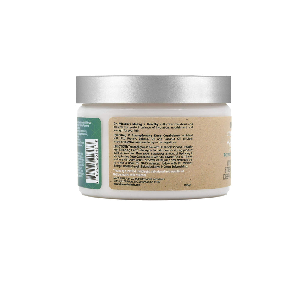 Dr. Miracle's hair masque texture and rich cream display