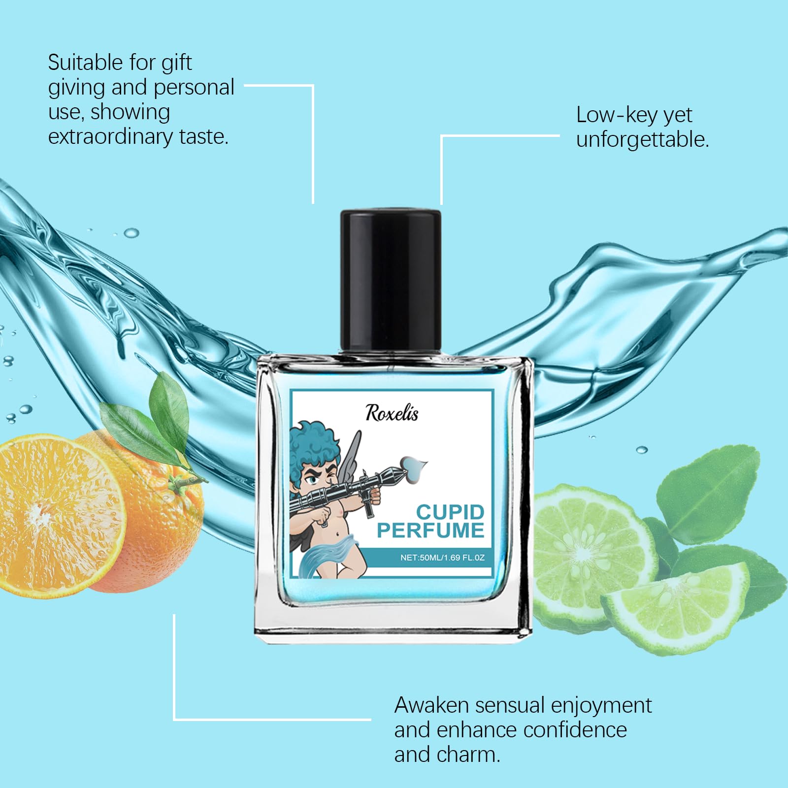 Aeviani luxury women perfume spray bottle showcasing fluid ounces details clearly.