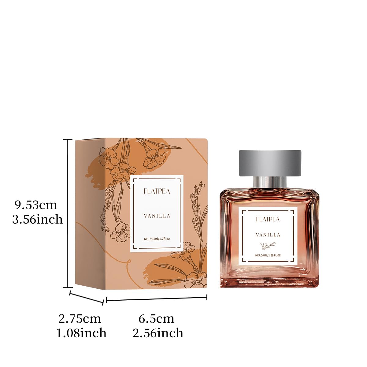 Samcamel Vanilla Perfume Oil for women displaying the rich golden color of the concentrated long-lasting gourmand oil.