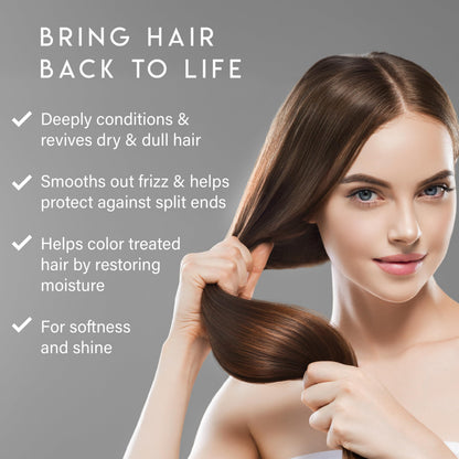 Aluram intense hydration treatment packaging highlighting biotin and squalane ingredients for smoothing frizz.