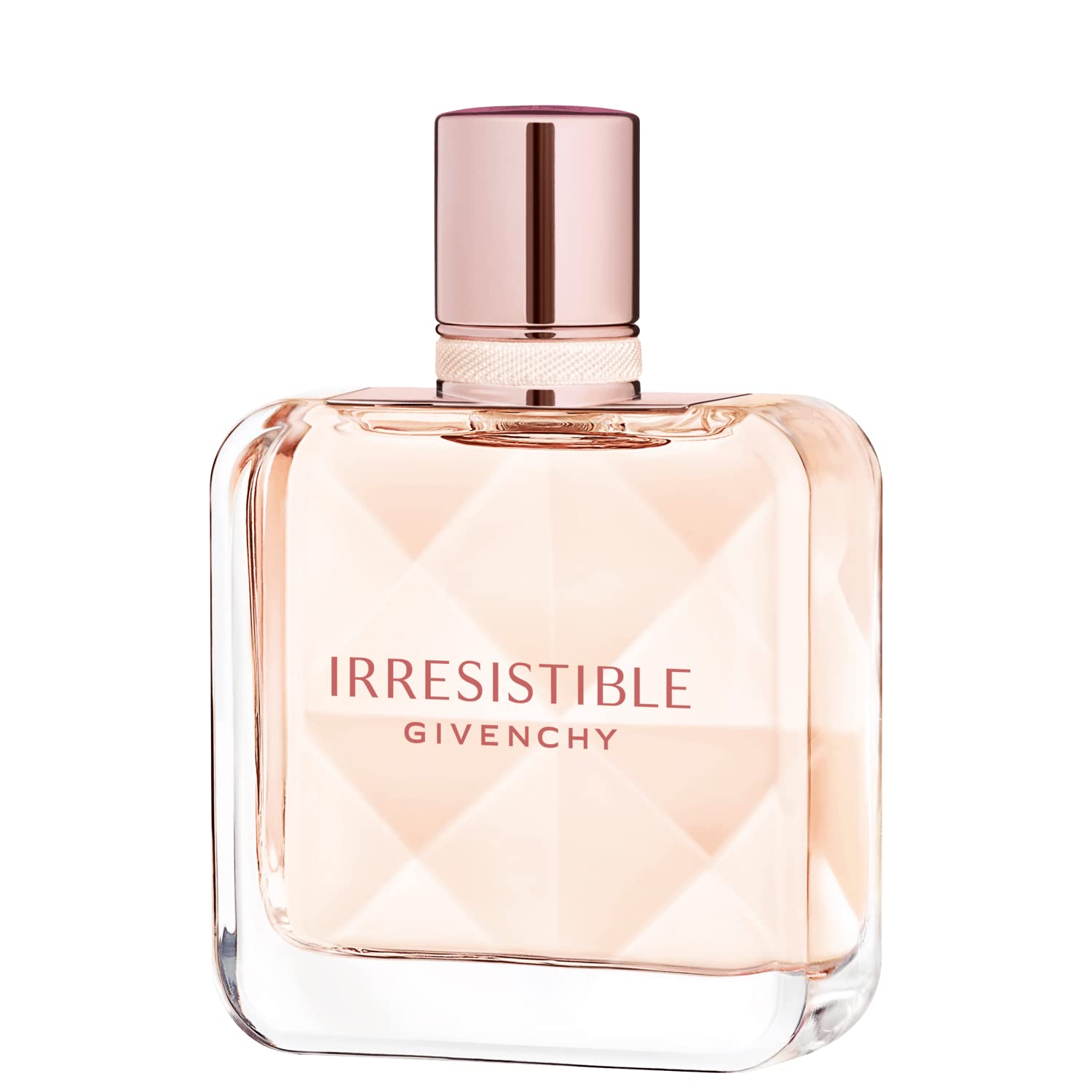 Givenchy Irresistible luxury women fragrance bottle with pink tint