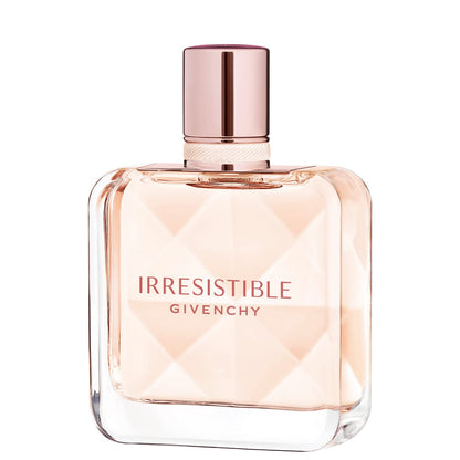 Givenchy Irresistible luxury women fragrance bottle with pink tint