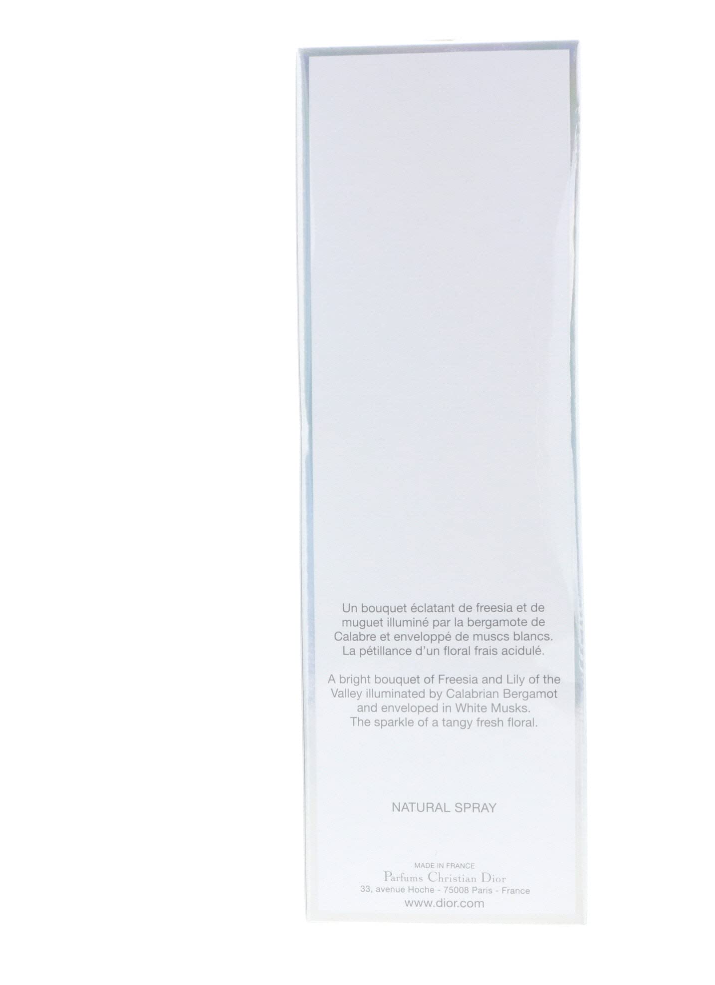 Christian Dior Addict Eau Fraiche 3.4 Ounce outer product retail box view
