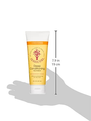 Jessicurl protein-free deep moisturizing treatment tube displayed clearly against a clean background.