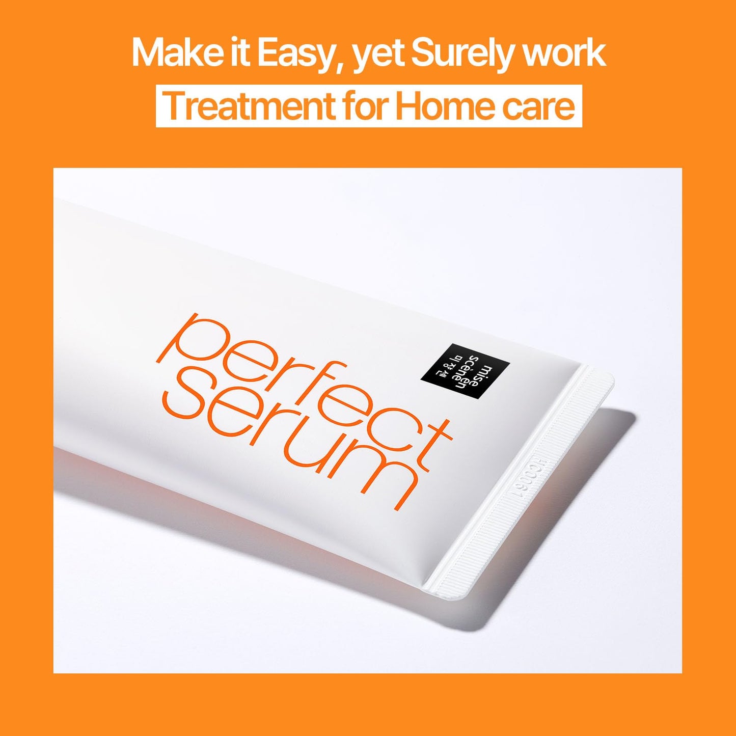 Back panel view displaying ingredients and usage instructions for the perfect serum treatment