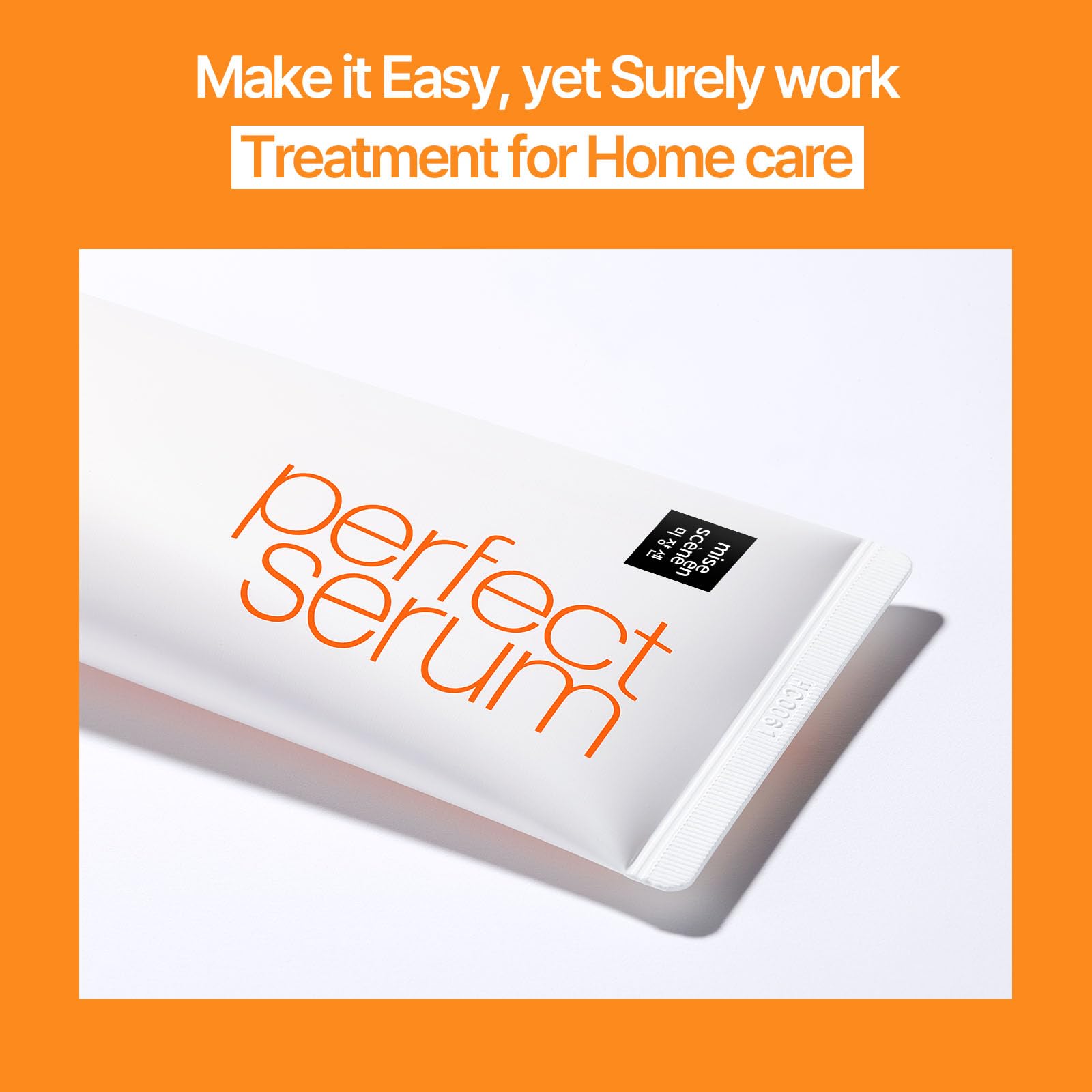 Back panel view displaying ingredients and usage instructions for the perfect serum treatment