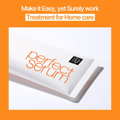 Back panel view displaying ingredients and usage instructions for the perfect serum treatment