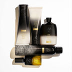 Oribe luxury hair care travel set product display