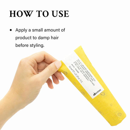 Davines anti-frizz heat protection fluid