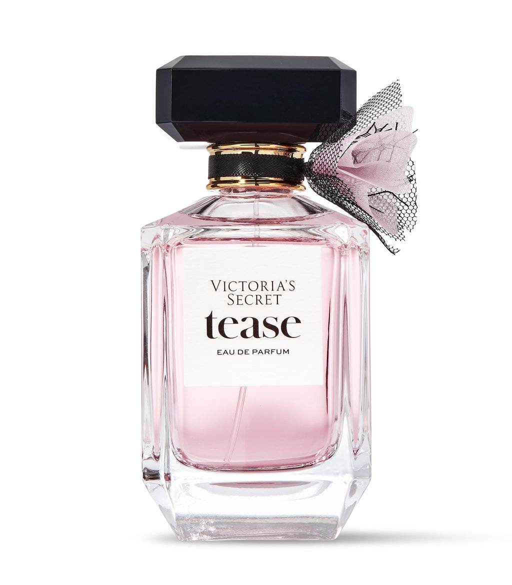 Victoria's Secret Tease long lasting perfume for women showcasing the black atomizing spray cap.