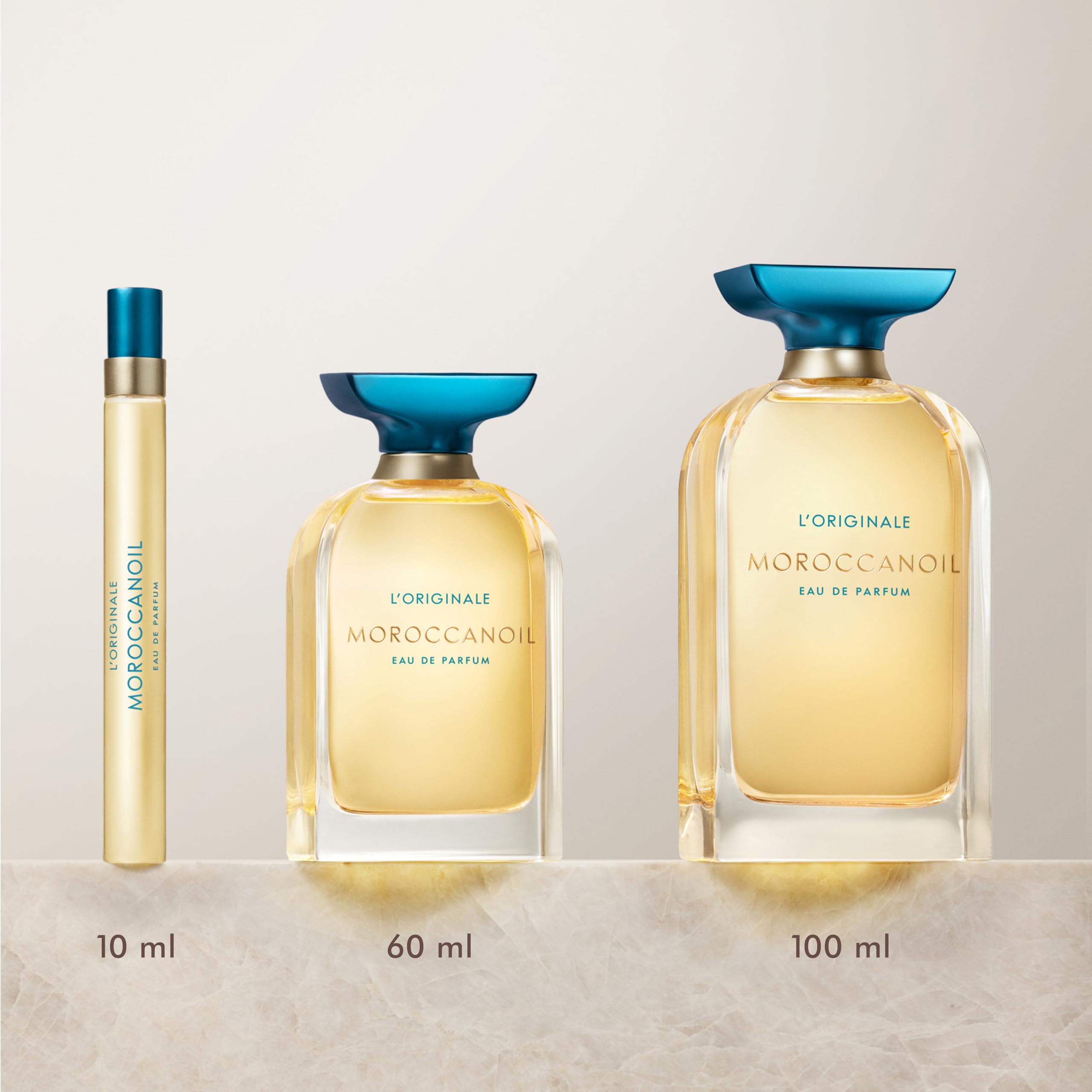 Imported USA luxury perfume travel spray packaging box front view.