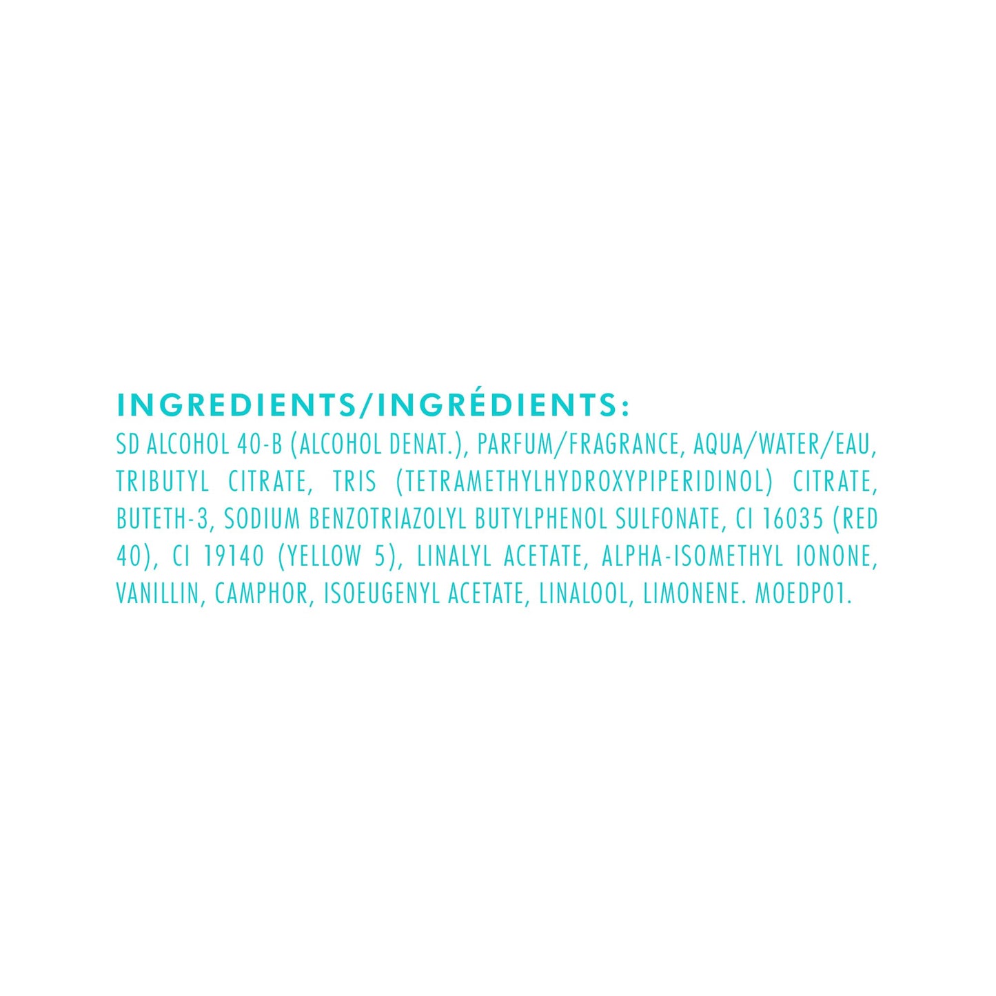 Moroccanoil fine fragrance line travel spray highlighting brand logo.