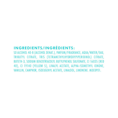Moroccanoil fine fragrance line travel spray highlighting brand logo.
