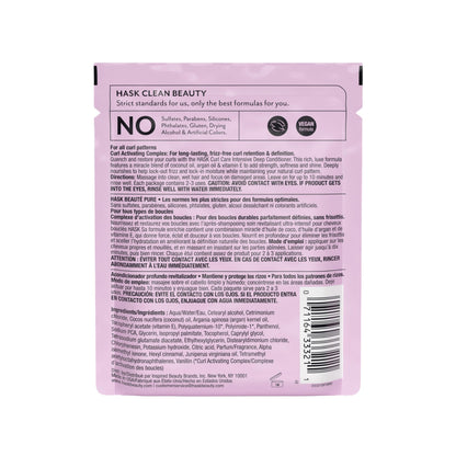 HASK intensive restoring formula with vitamin E for dry damaged curls