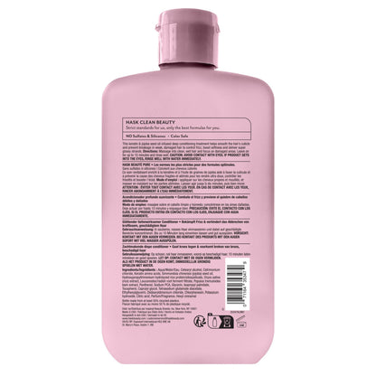 Sulfate free and paraben free HASK keratin hair care package layout