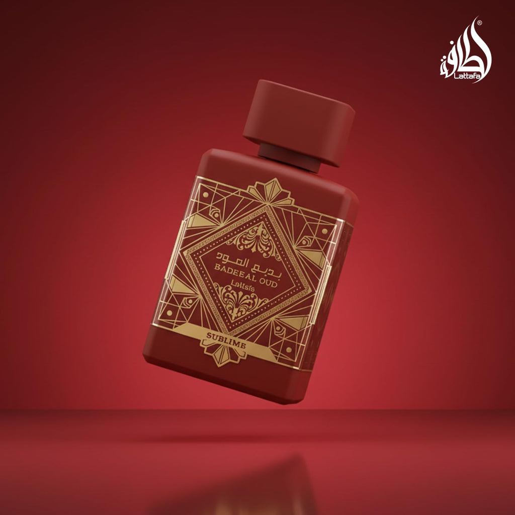 Authentic Dubai imported Eau de Parfum outer box showcasing the official product seal.