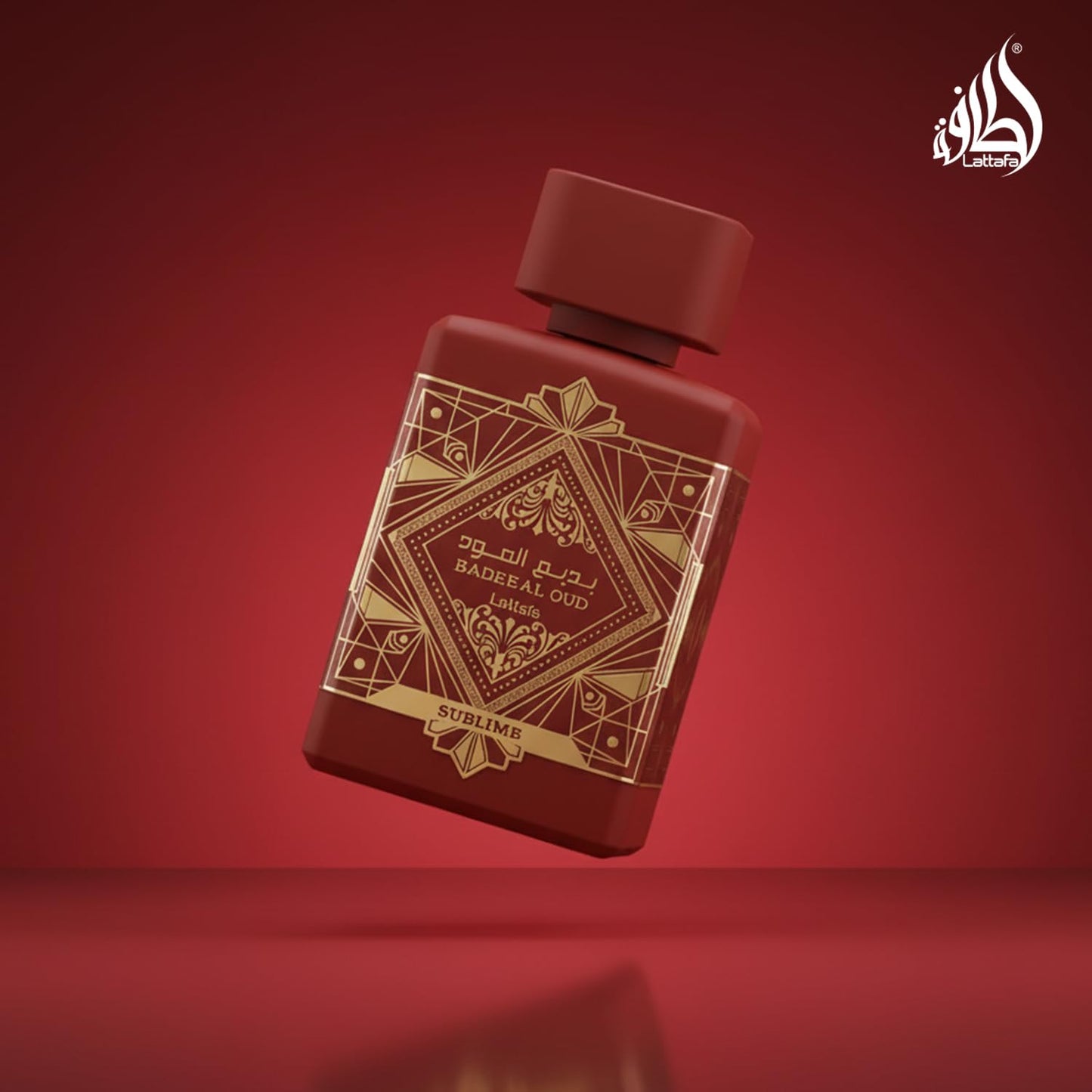 Authentic Dubai imported Eau de Parfum outer box showcasing the official product seal.