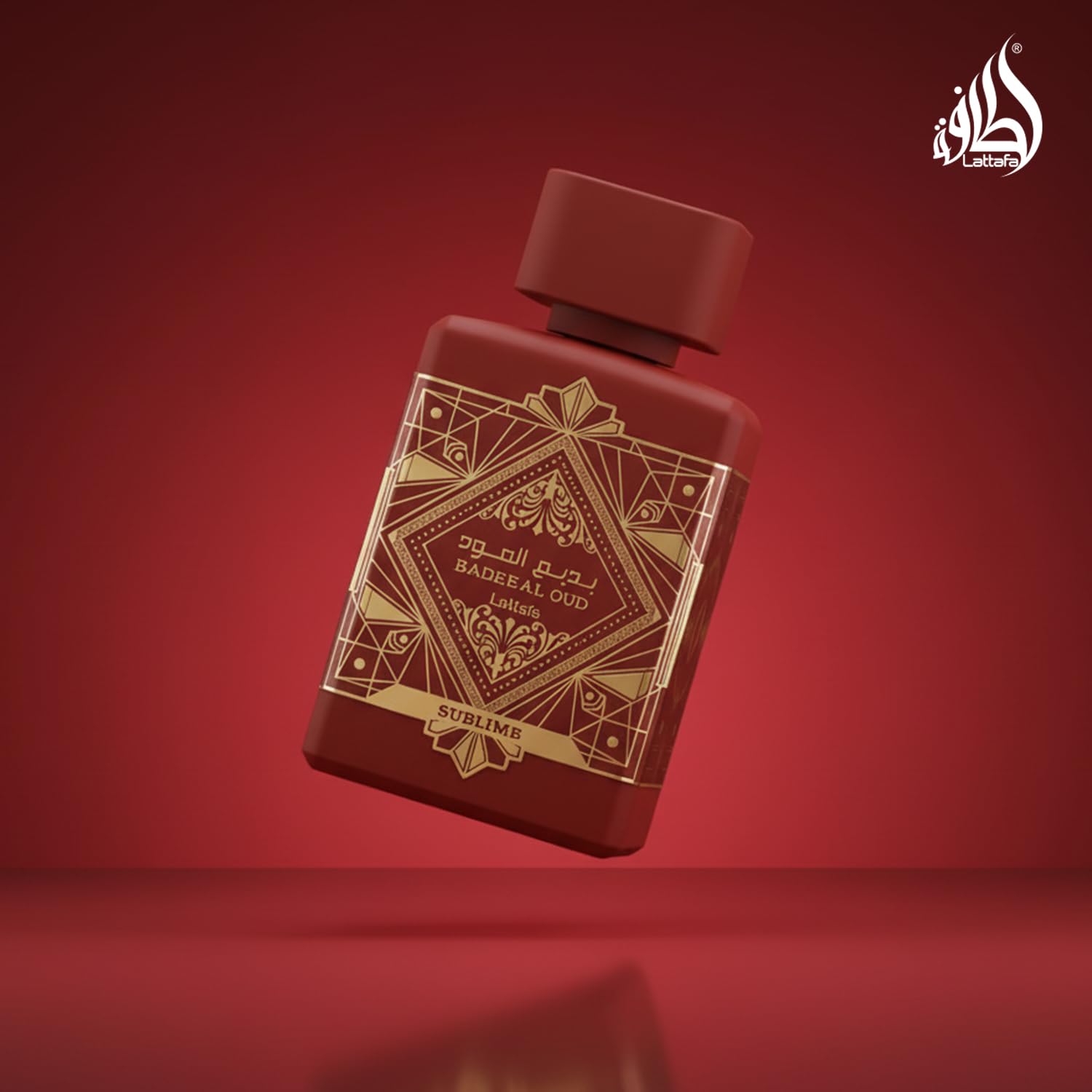 Authentic Dubai imported Eau de Parfum outer box showcasing the official product seal.