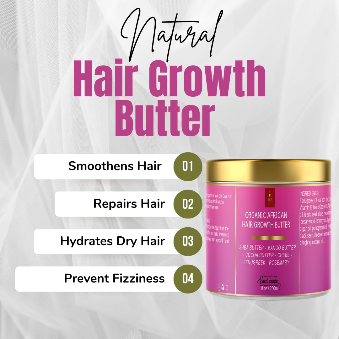 Makof Beauty African hair butter deep conditioner for curly hair textures