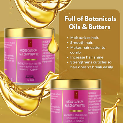 Authentic USA imported deep conditioning hair mask texture close up view