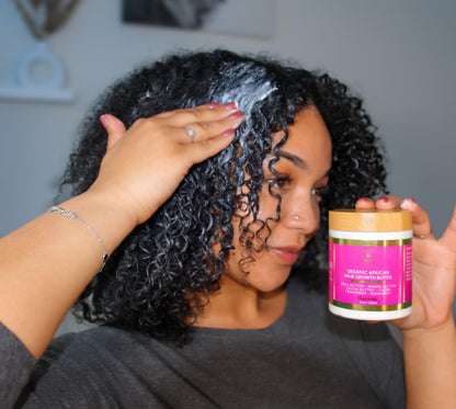 Premium Makof Beauty moisturizing hair butter for natural protective styling