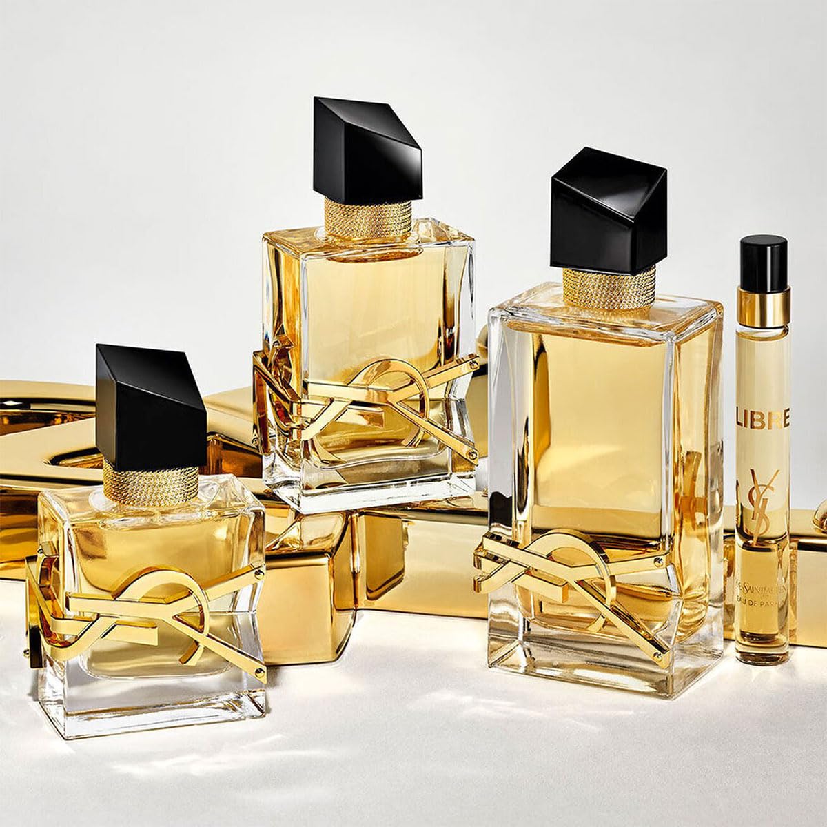 Authentic USA imported Yves Saint Laurent Libre for women retail box packaging.