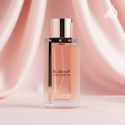 Lattafa The Kingdom long lasting women perfume side view