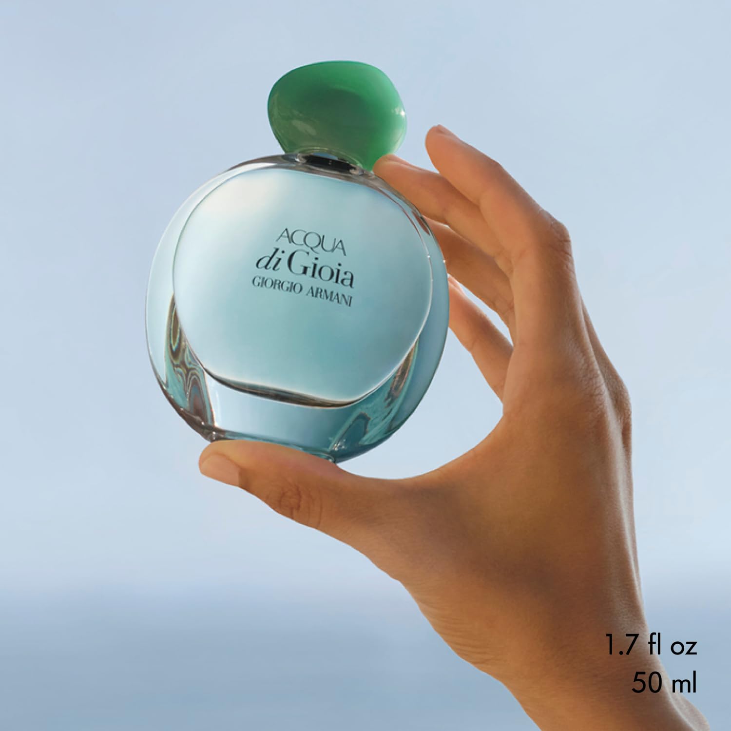 Authentic USA imported Armani Acqua di Gioia luxury perfume bottle.