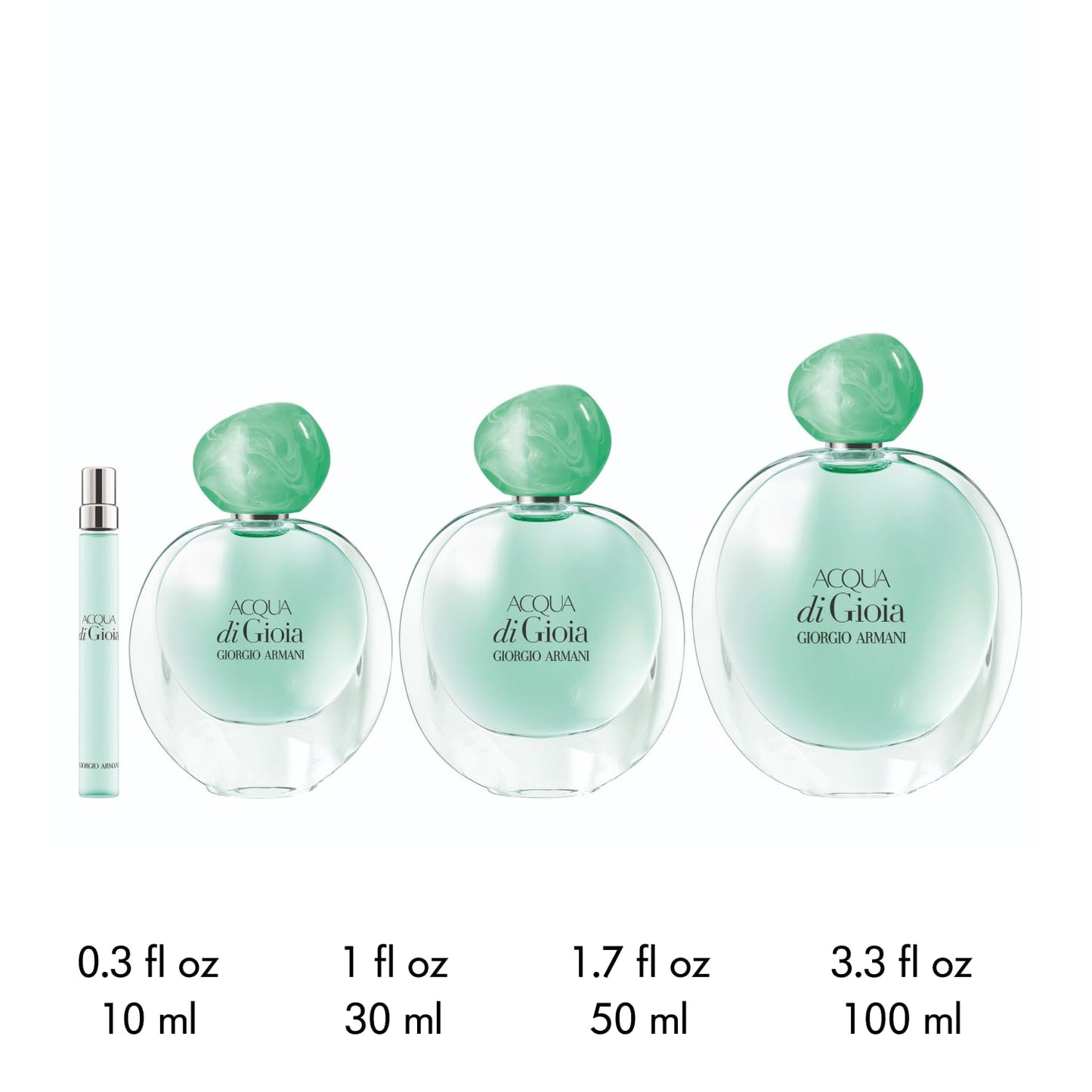 Armani Beauty Acqua di Gioia ten milliliter travel spray for women.