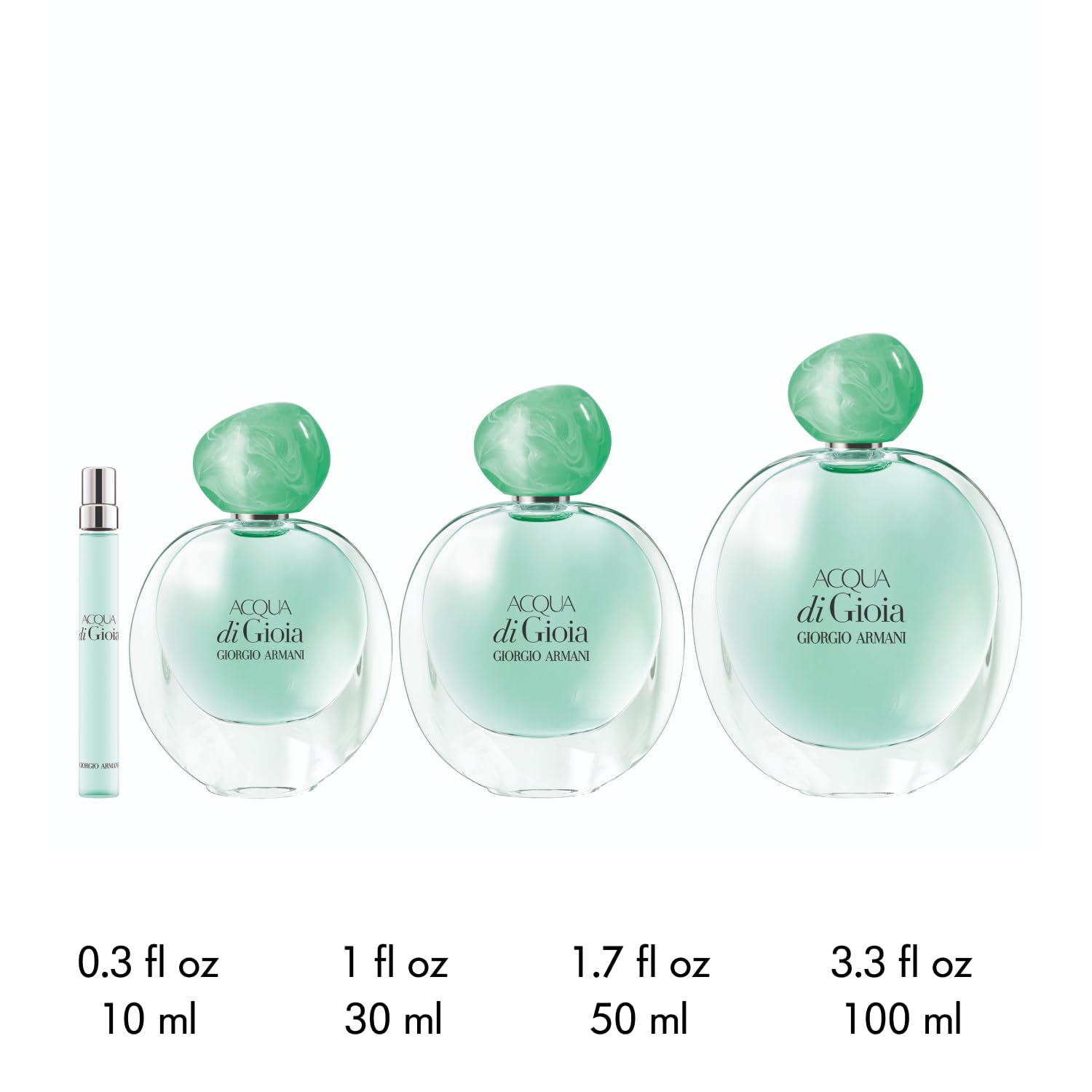 Armani Beauty Acqua di Gioia ten milliliter travel spray for women.