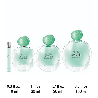 Armani Beauty Acqua di Gioia ten milliliter travel spray for women.