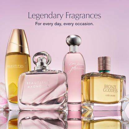Bottom view of Estée Lauder Beautiful 30ml bottle displaying product fluid volume verification details