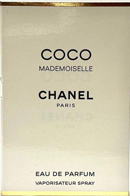 Compact travel friendly Chanel designer perfume tester vial