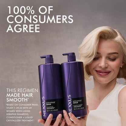 Nexxus Keraphix liquid crystal amino acids hair strengthening conditioner