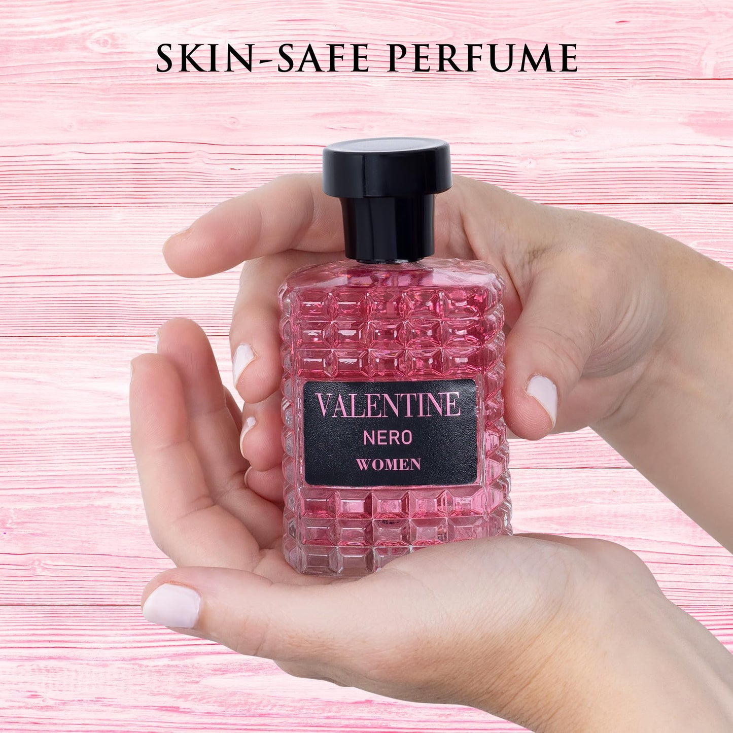 Urban Collection Valentine Nero luxury imported fragrance box ingredients and bottom label view