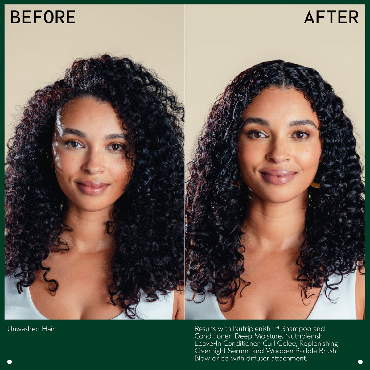 Aveda Nutriplenish Deep Moisture Conditioner texture swatch on hand