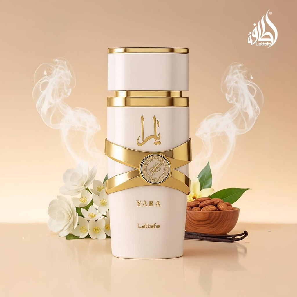 Lattafa Yara Moi floral fruity fragrance top notes illustration