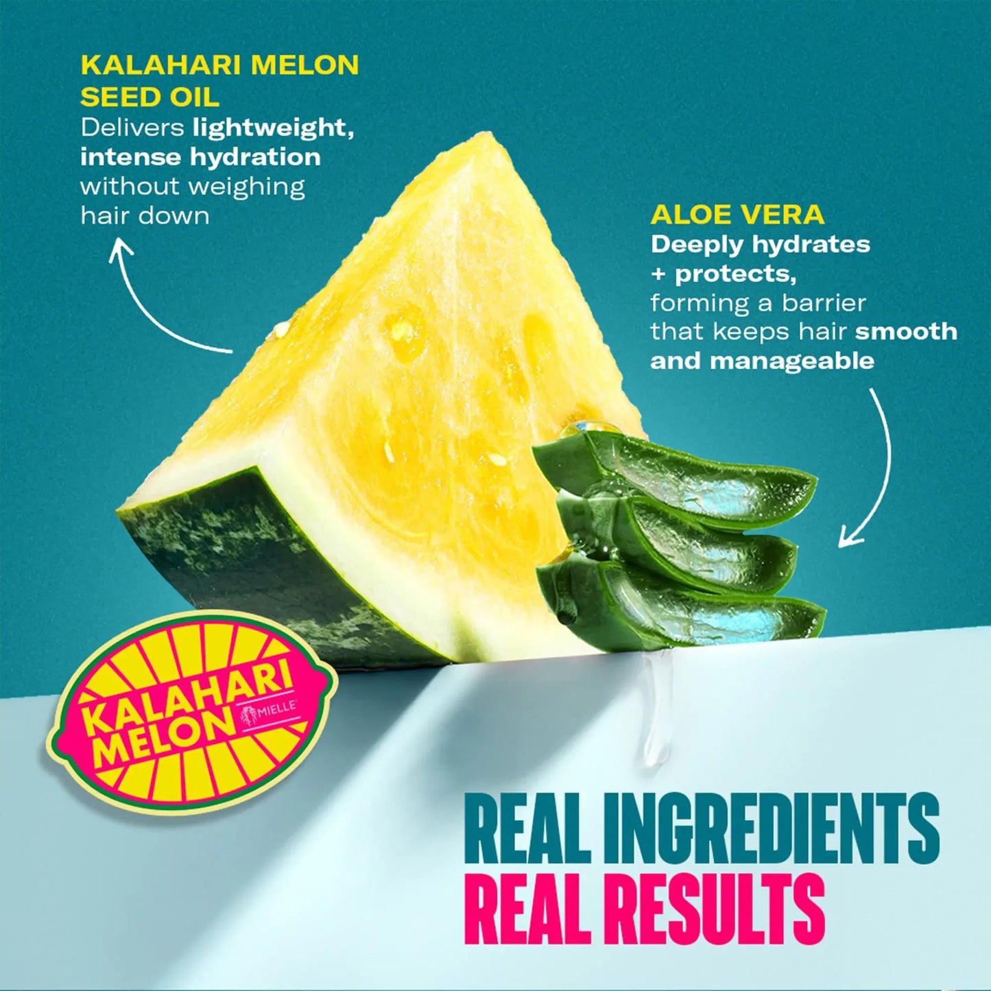 Texture overview of the silicone-free Mielle 2-Minute Deep Conditioner for textured hair.